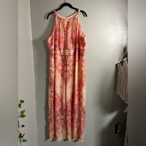 Soho LTD 2x Pink Paisley Maxi Dress